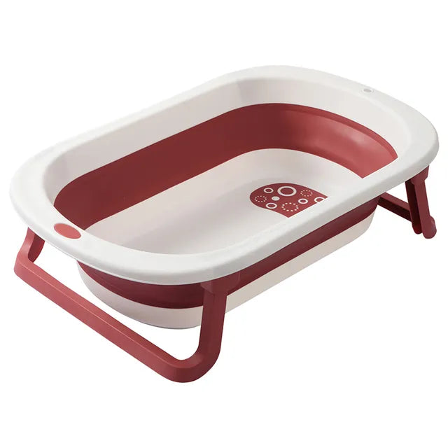 Little Angel Baby Bathtub Bath Booster Maroon Little Angel Yallatoys
