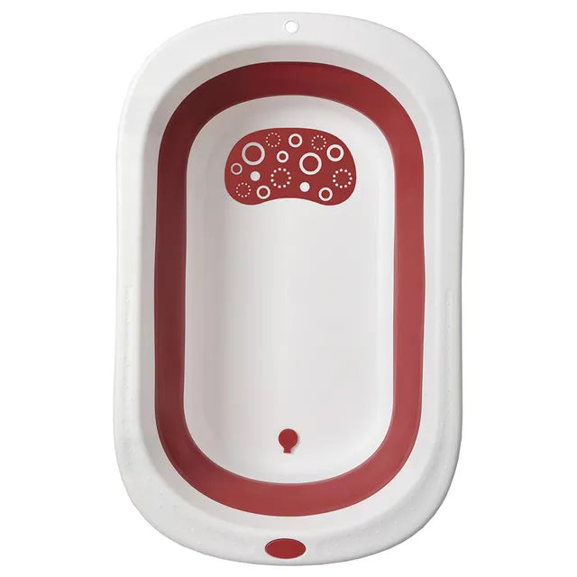 Little Angel Baby Bathtub Bath Booster Maroon Little Angel Yallatoys