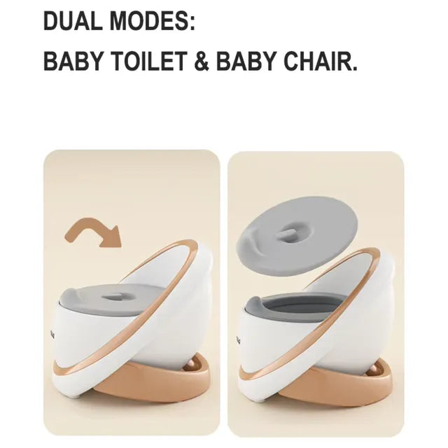 Little Angel Baby Potty Chair With Lid and Comfortable Seat Golden Little Angel Yallatoys