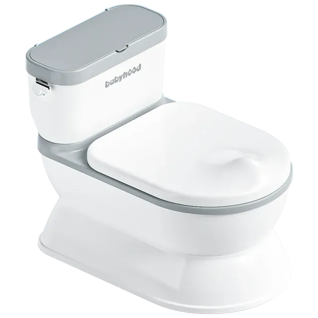 Little Angel Realistic Baby Potty Toilet With Flush Sound Little Angel Yallatoys