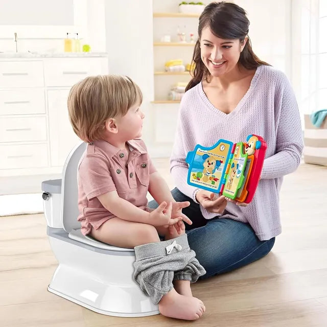 Little Angel Realistic Baby Potty Toilet With Flush Sound Little Angel Yallatoys