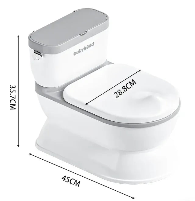 Little Angel Realistic Baby Potty Toilet With Flush Sound Little Angel Yallatoys