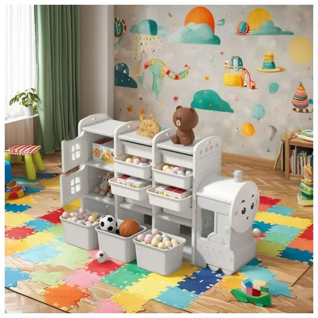 Little Angel Toys Organizers and Multi Storage Rack White Little Angel Yallatoys