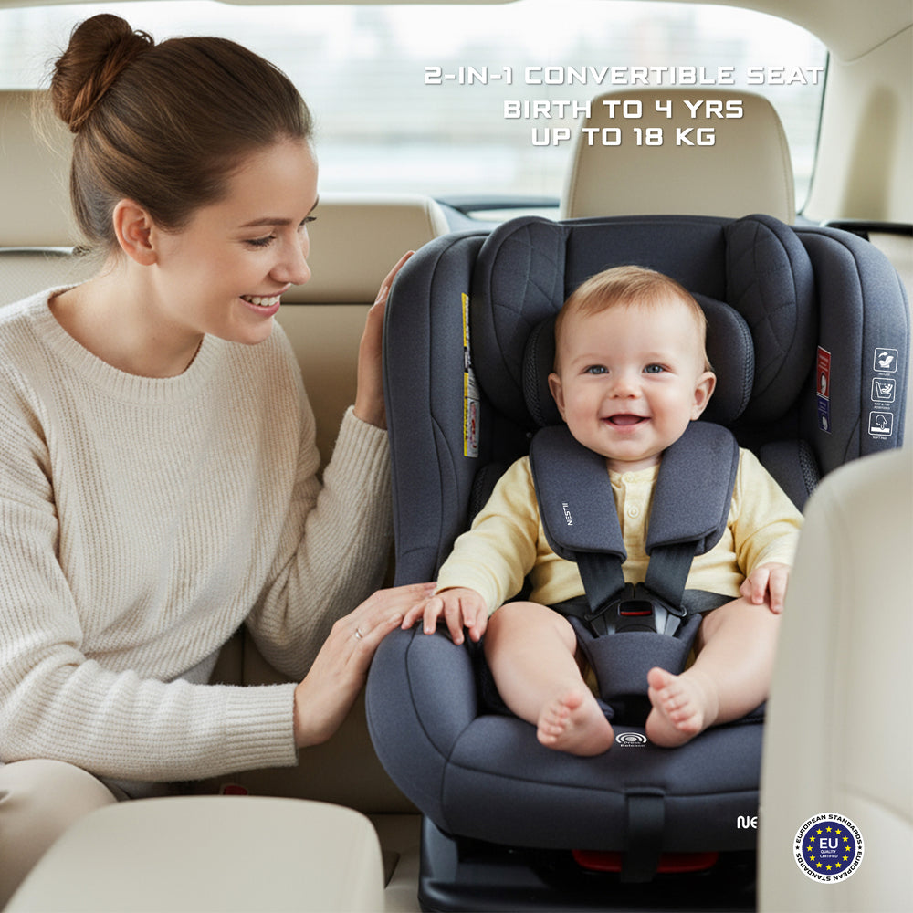 Neobreez Nestii 2 In 1 Convertible Baby Infant Car Seat Grey Neobreez Yallatoys