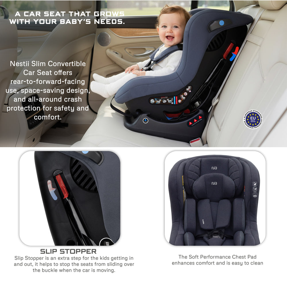 Neobreez Nestii 2 In 1 Convertible Baby Infant Car Seat Grey Neobreez Yallatoys