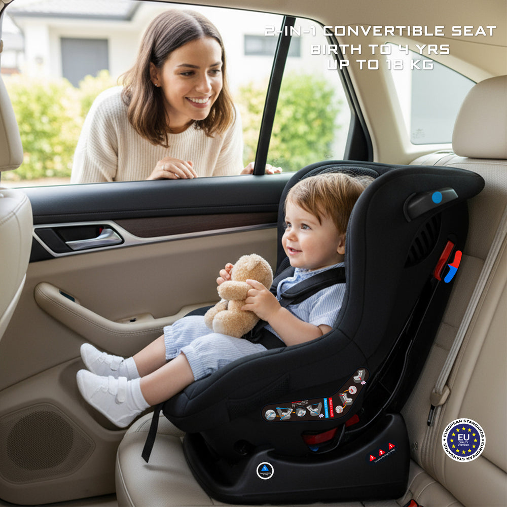 Neobreez Nestii 2 In 1 Convertible Baby Infant Car Seat Black Neobreez Yallatoys