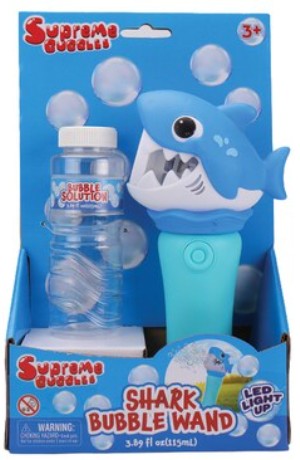 LED Shark Bubble Toy