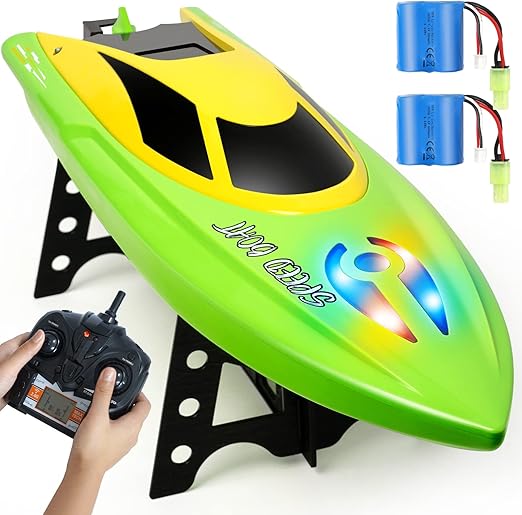 LED remote control boat
