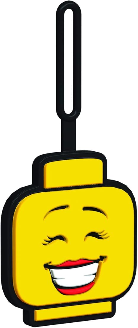Lego IQ Bag Tag Girl Face Side