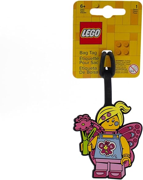 Lego Butterfly Girl Bag Tag