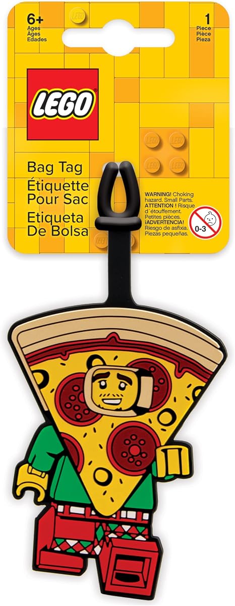 Lego IQ Bag Tag Pizza Guy