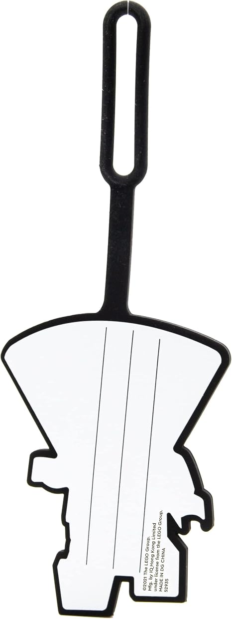 Lego IQ Bag Tag Pizza Guy Back