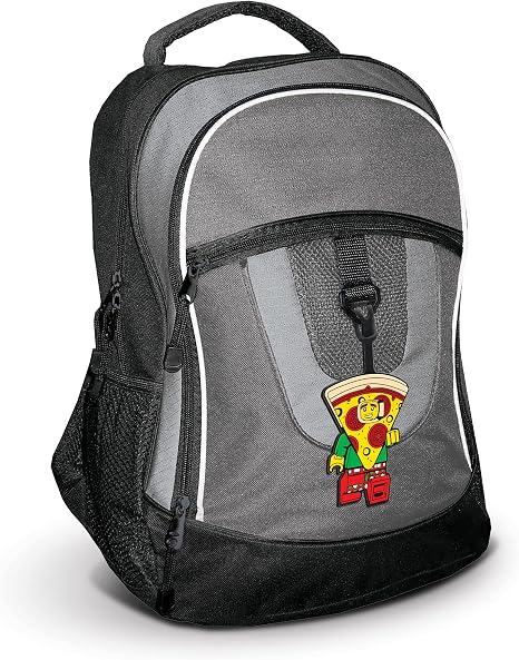 Lego IQ Bag Tag Pizza Guy Real