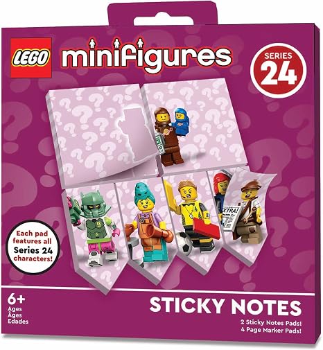 Lego IQ Minifigures Sticky Notes Series 24