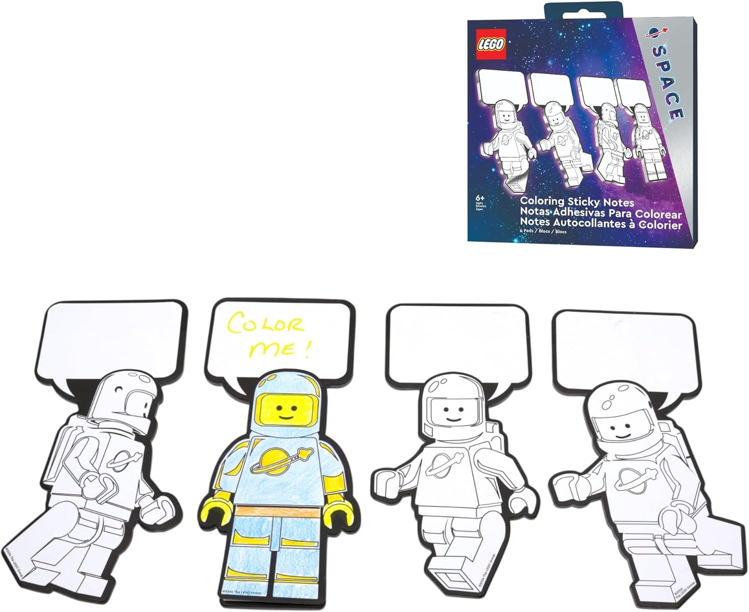 Lego IQ Minifigures Sticky Notes Spaceman