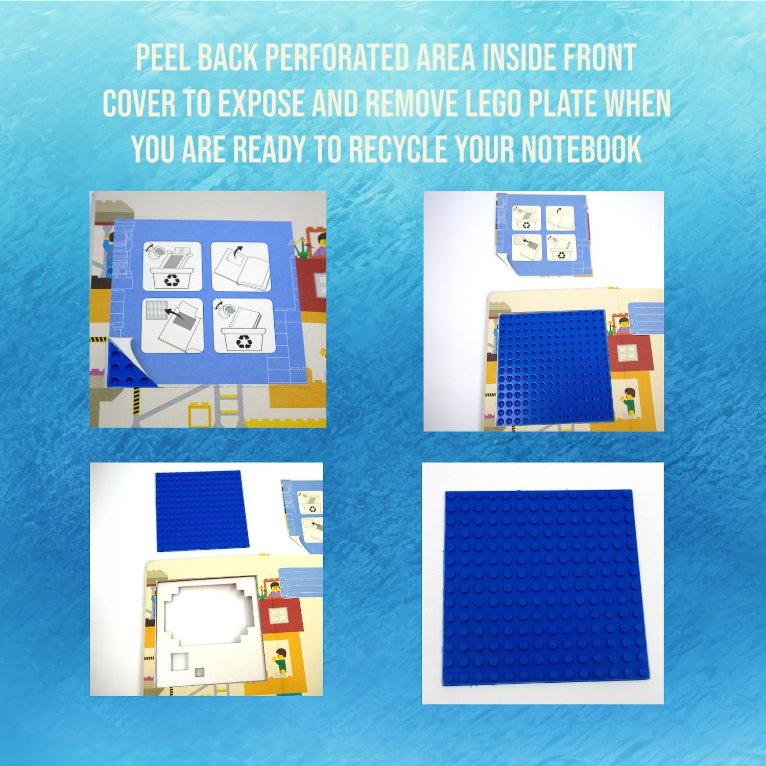 Lego IQ Minifigures EZ2R Notebook Thoughts Inside