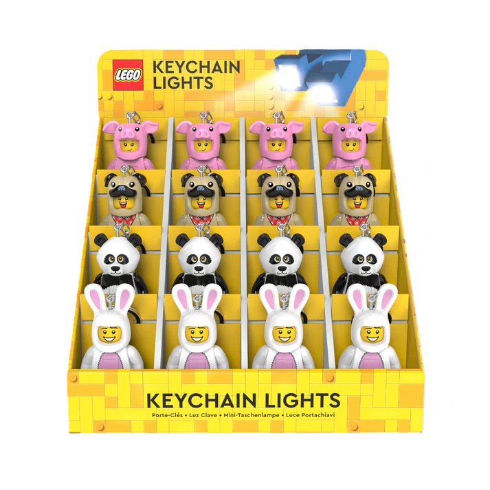 Lego IQ Minifigures Keychain Light Animals Assorted -1Pc