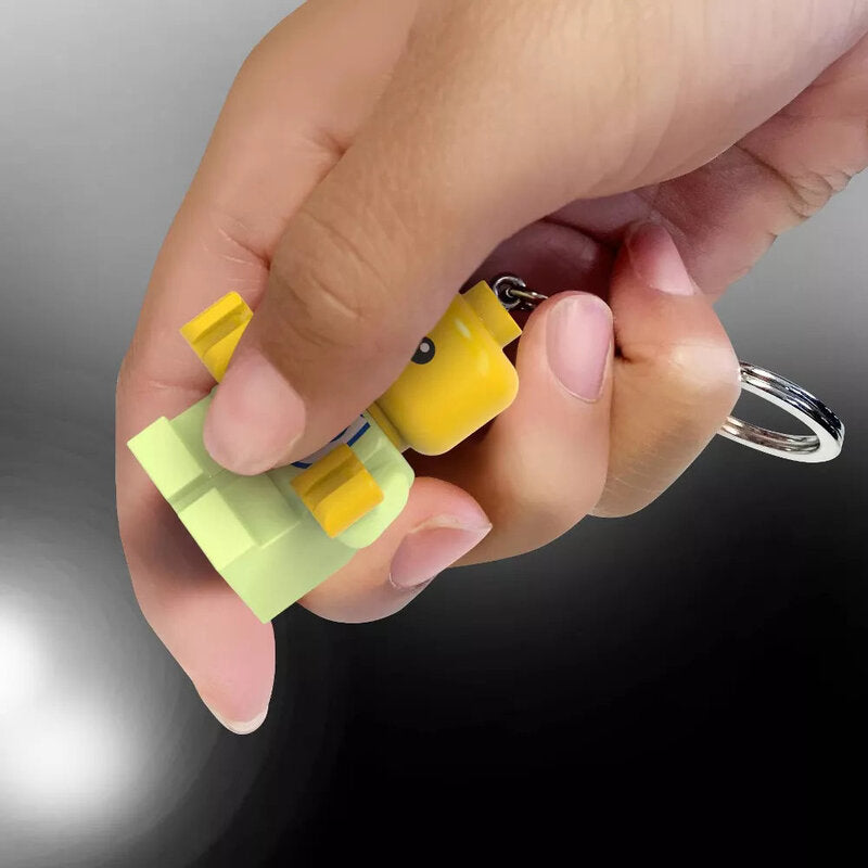 Lego IQ Minifigures Keychain LED Light Baby