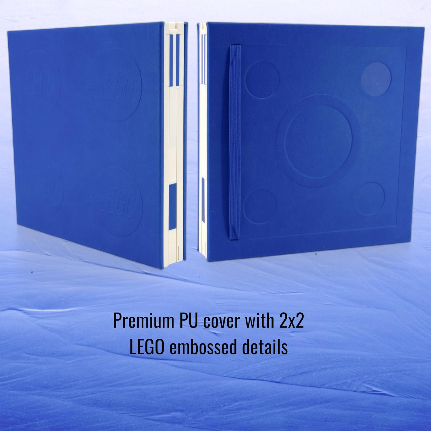 Lego IQ Locking Notebook with Gel Pen Blue Front
