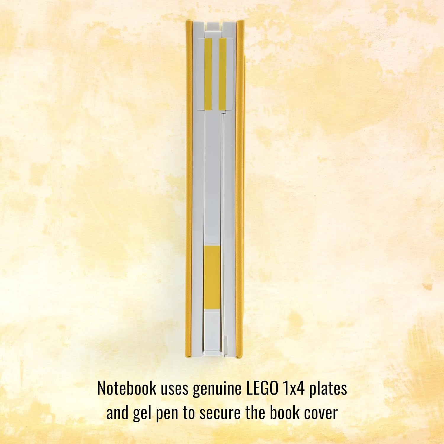 Lego IQ Locking Notebook with Gel Pen Yellow Side