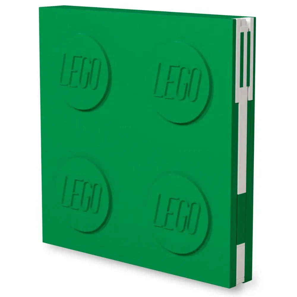 Lego IQ Locking Notebook with Gel Pen Green