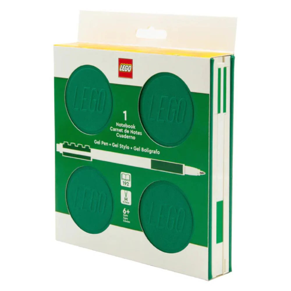 Lego IQ Locking Notebook with Gel Pen Green Box