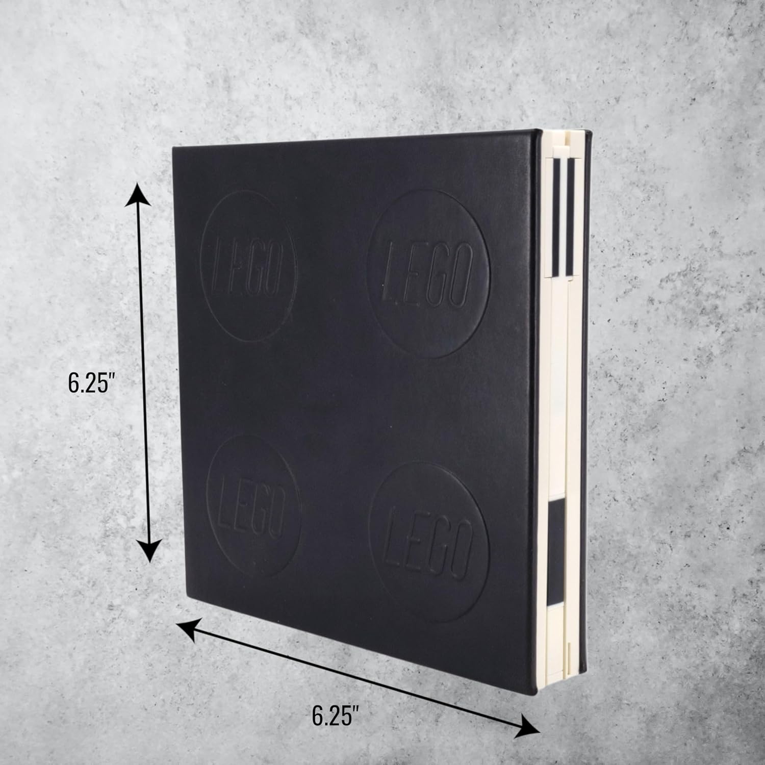 Lego IQ Locking Notebook with Gel Pen Black Size