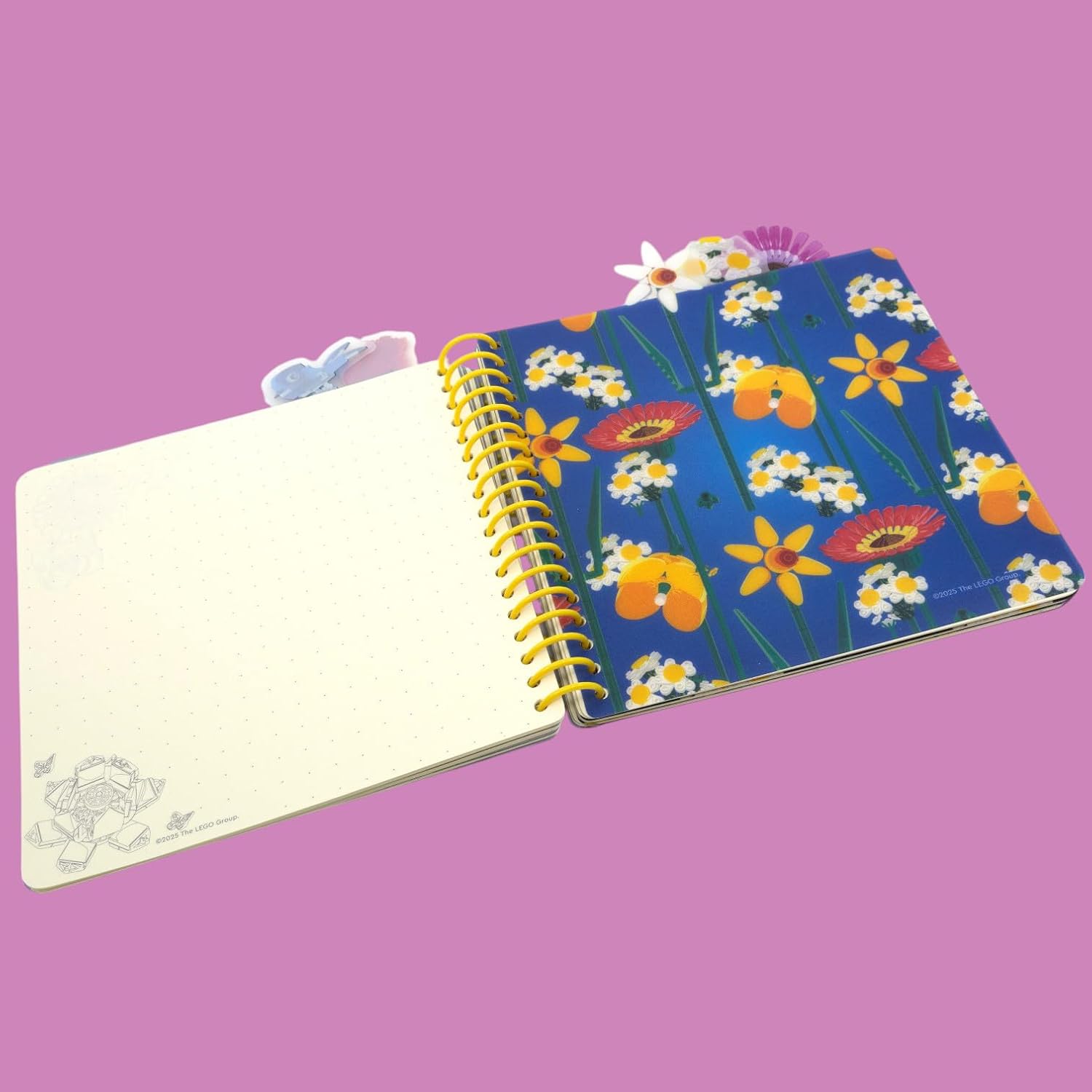 Lego IQ Icon Botanicals Tab Notebook Open