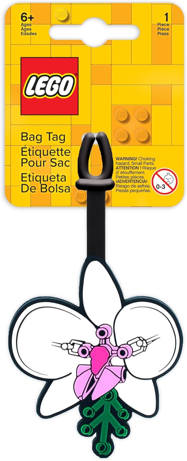 Lego IQ Bag Tag Botanicals Orchid