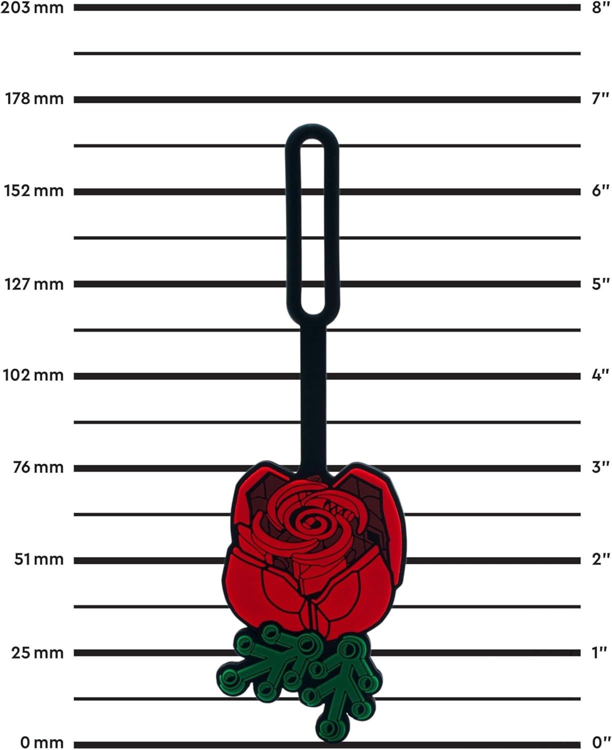 Lego IQ Bag Tag Botanicals Rose Size