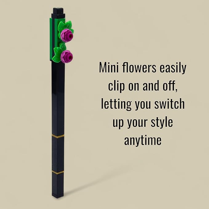 Buy Lego IQ Gel Pen with Pen Topper Botanicals Purple