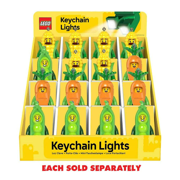 Lego IQ Minifigures Keychain Light Farmers Market Assorted