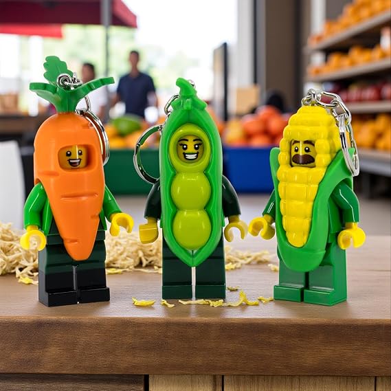 Lego IQ Minifigures Keychain Light Farmers Market