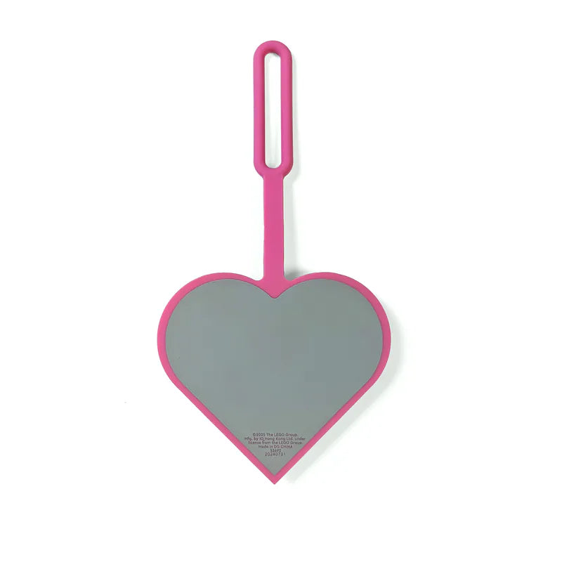 Lego IQ Bag Tag 2x2 Heart Pink Back
