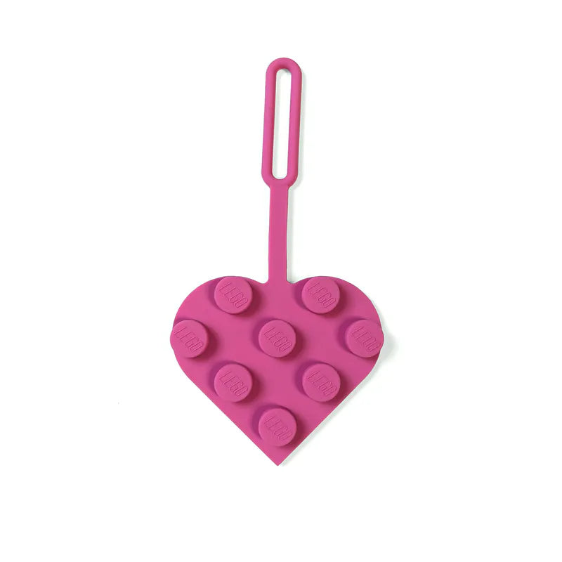 Buy Lego IQ Bag Tag 2x2 Heart Pink