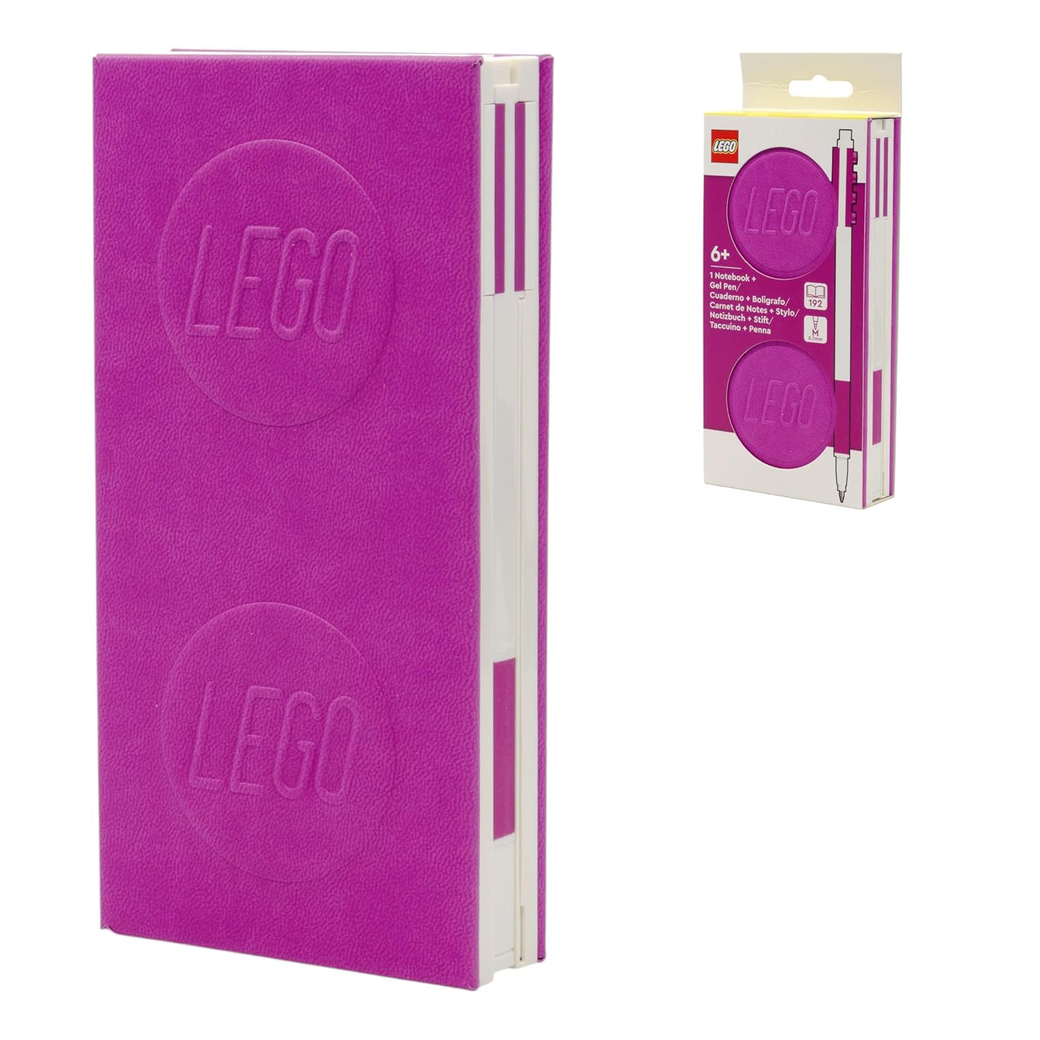 Lego IQ Locking Notebook with Gel Pen 1x2 Violet