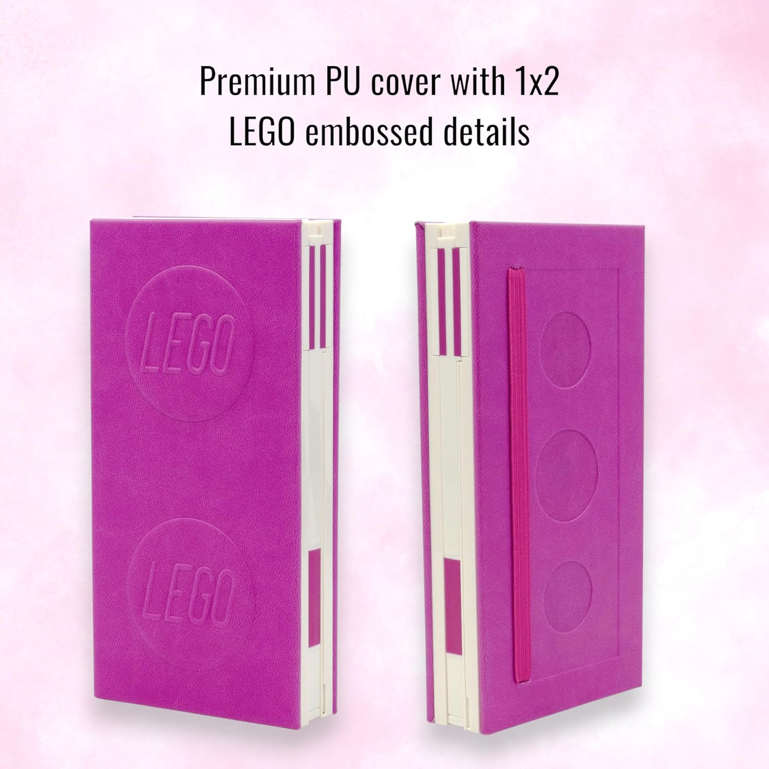 Lego IQ Locking Notebook with Gel Pen 1x2 Violet Detail