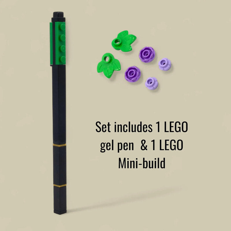 Buy Lego IQ Gel Pen with Pen Topper Botanicals Lavender