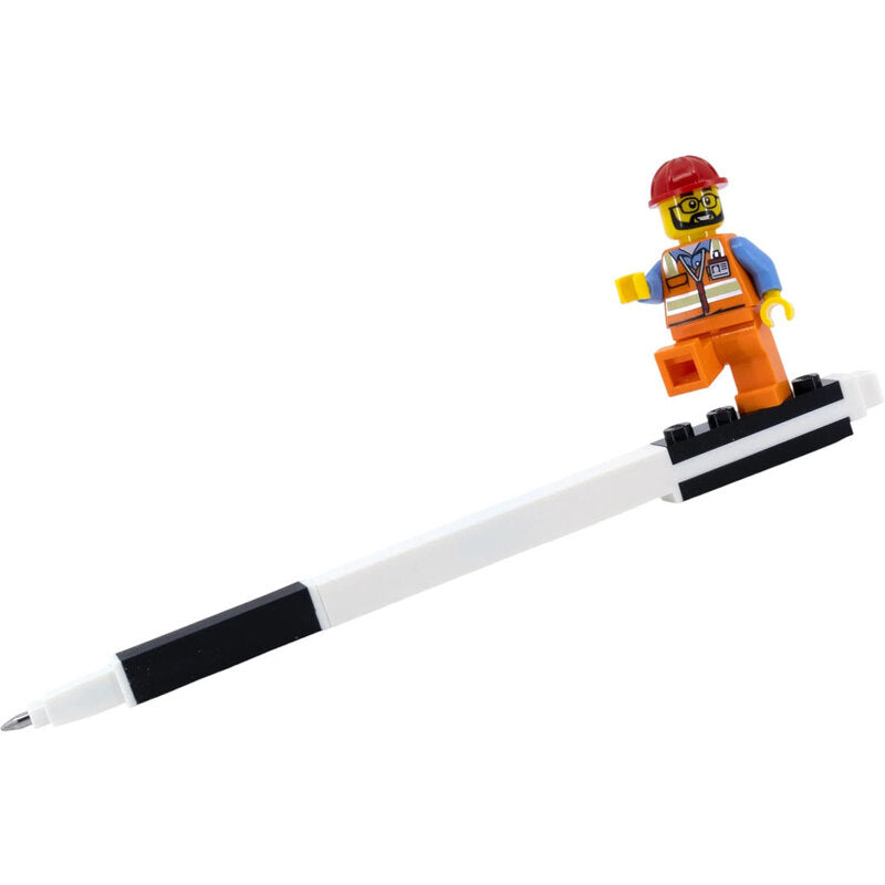 Lego IQ Pen Pel Gel Pen Black with Minifigure