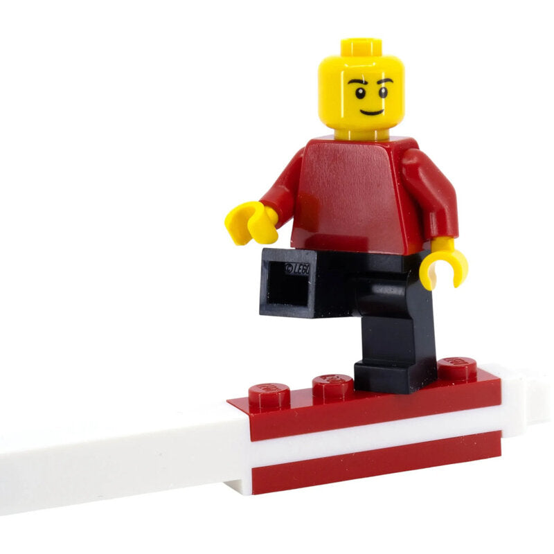 Lego IQ Pen Pel Gel Pen with Minifigure Red Close