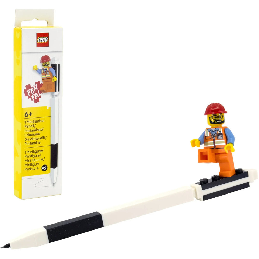 Lego IQ Pen Pal with Minifigure Mechanical Pencil Black