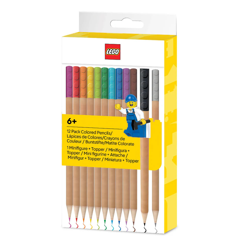 Lego IQ Colored Pencils with Topper 12pk