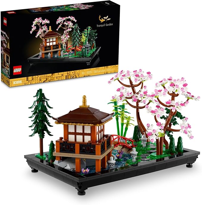 Lego Icons Tranquil Garden Building Set 1363Pcs