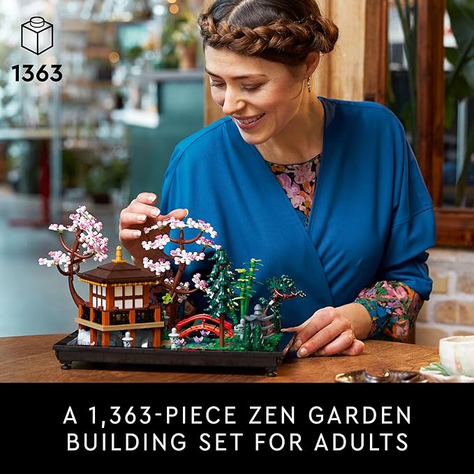 Lego Icons Tranquil Garden Building Set 1363Pcs