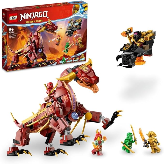 Lego Ninjago Heatwave Transforming Lava Dragon 479Pcs