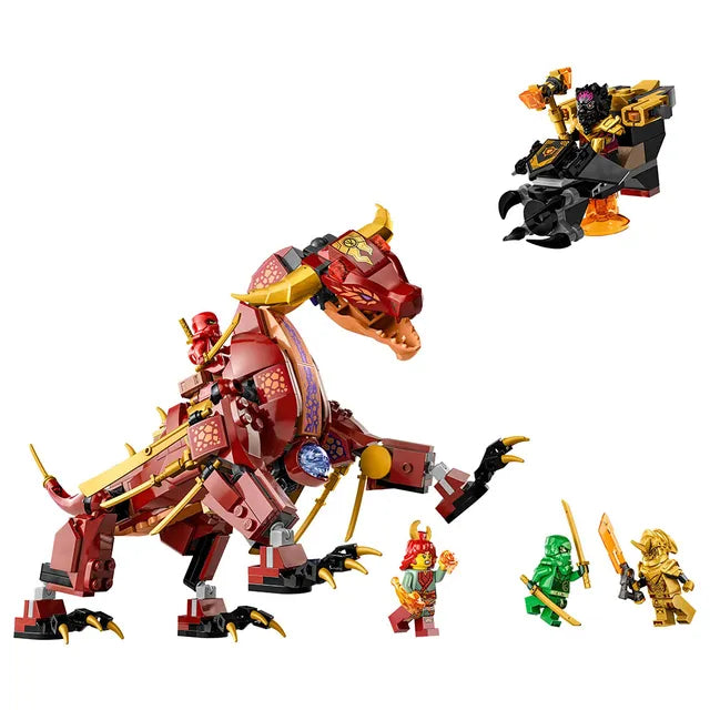 Lego Ninjago Heatwave Transforming Lava Dragon 479Pcs