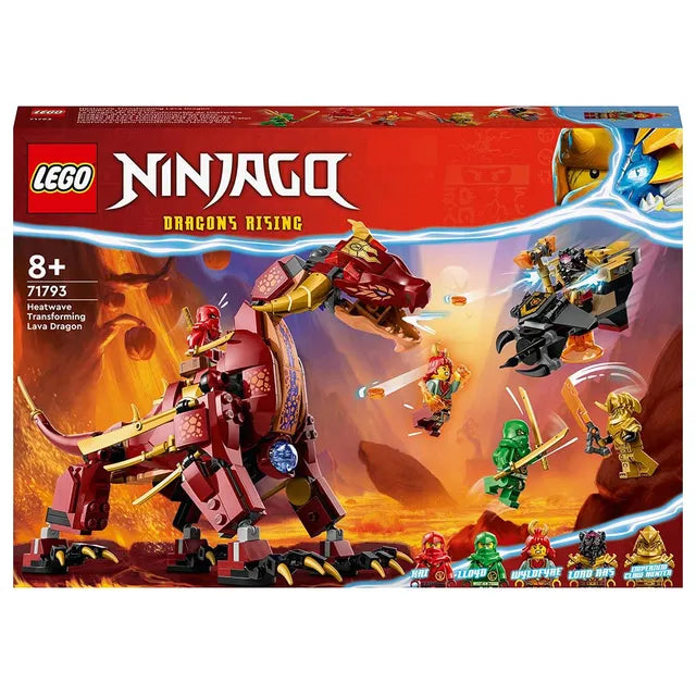 Lego Ninjago Heatwave Transforming Lava Dragon 479Pcs