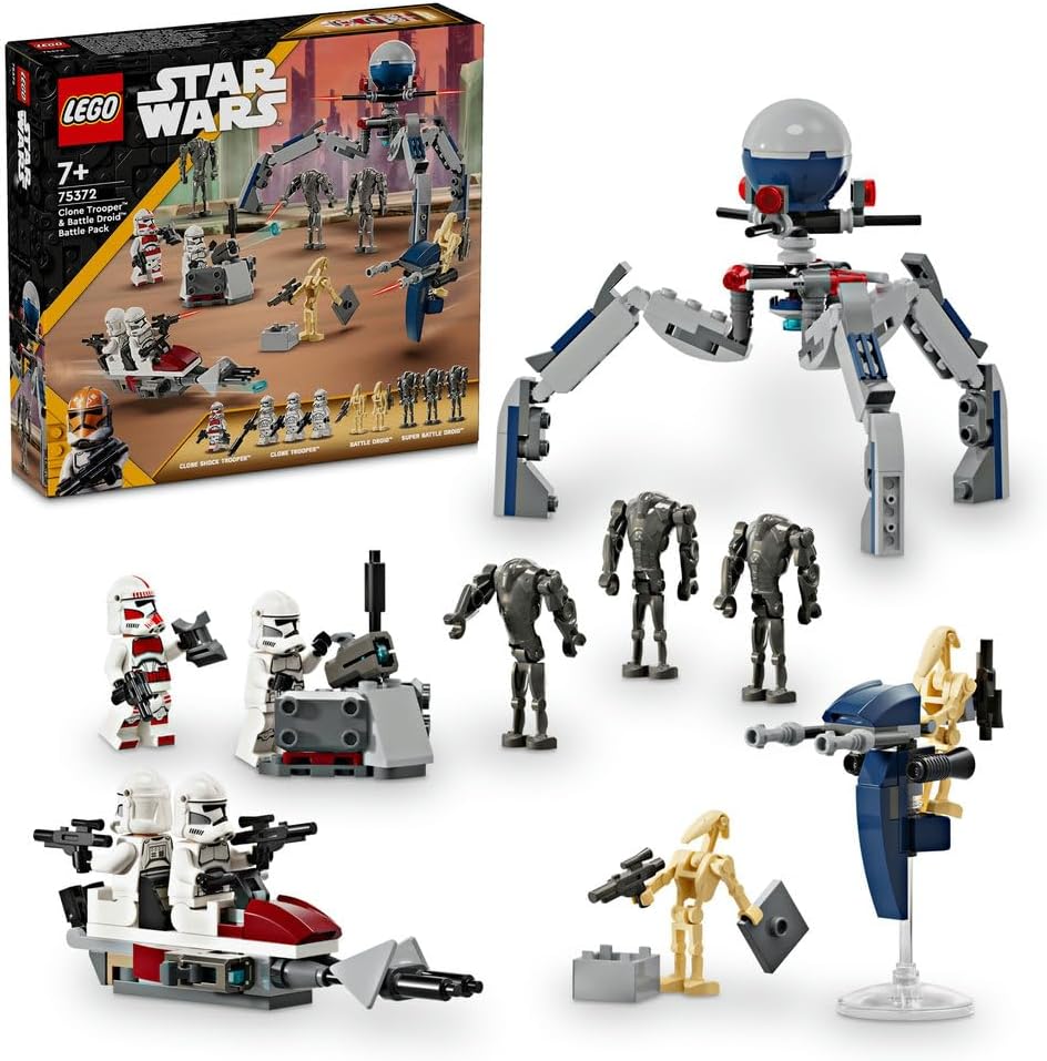Lego Star Wars 75372 Clone Trooper & Battle Droid Battle Pack 215Pcs