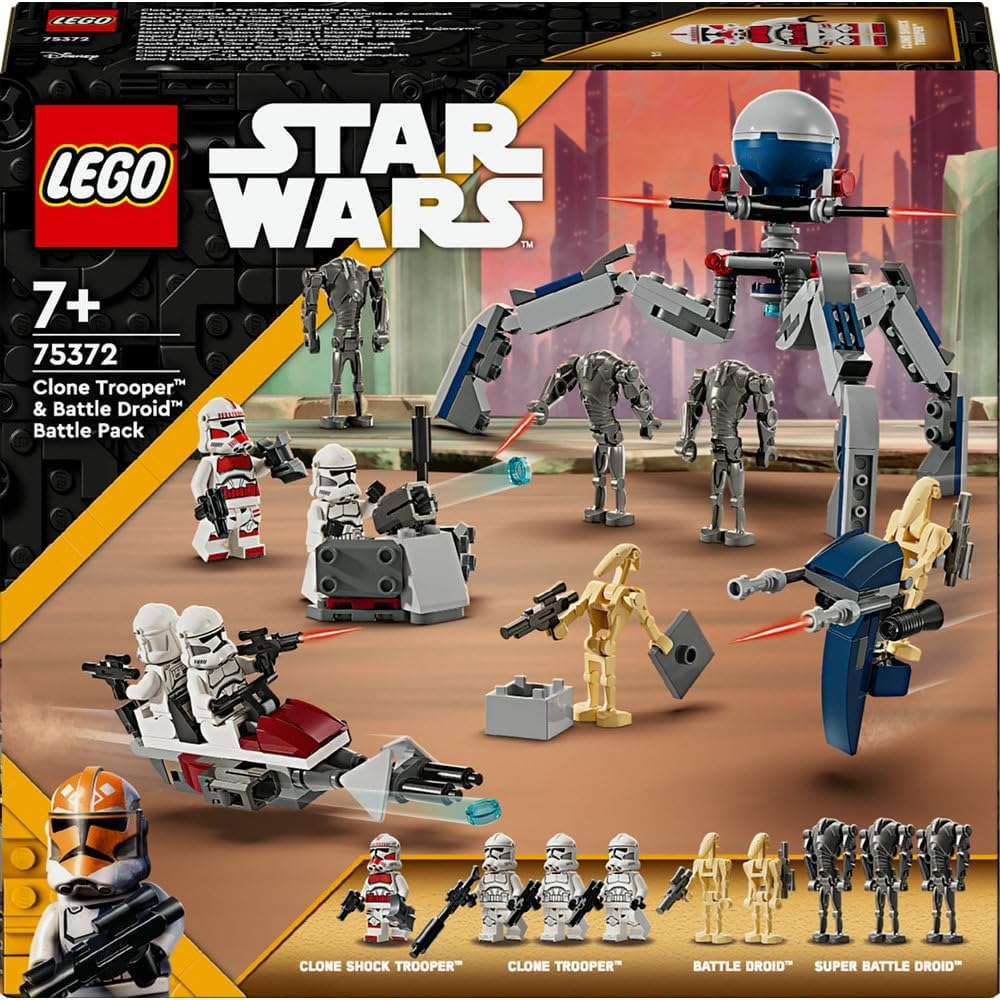 Lego Star Wars 75372 Clone Trooper & Battle Droid Battle Pack 215Pcs