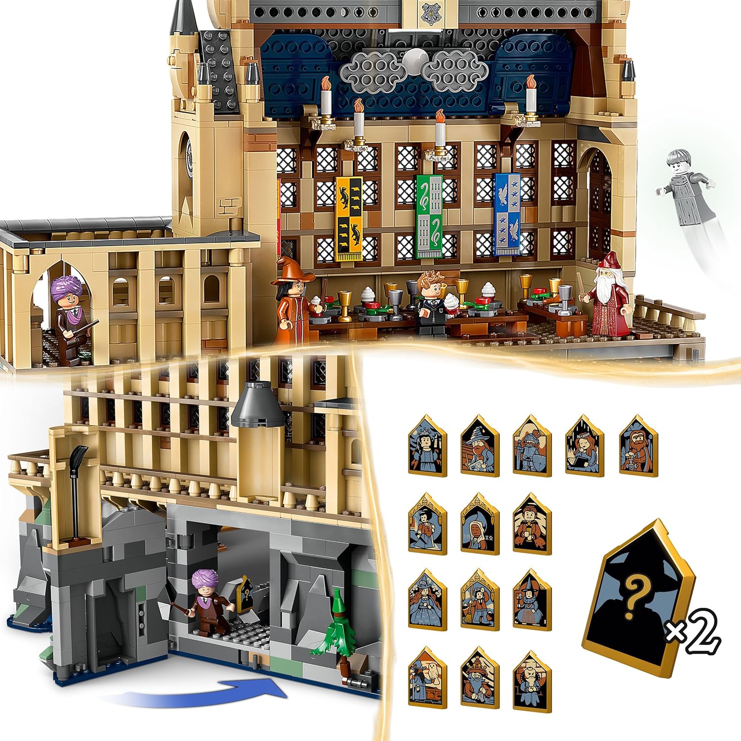 Lego Harry Potter 76435 Hogwarts Castle The Great Hall Set 1732Pcs